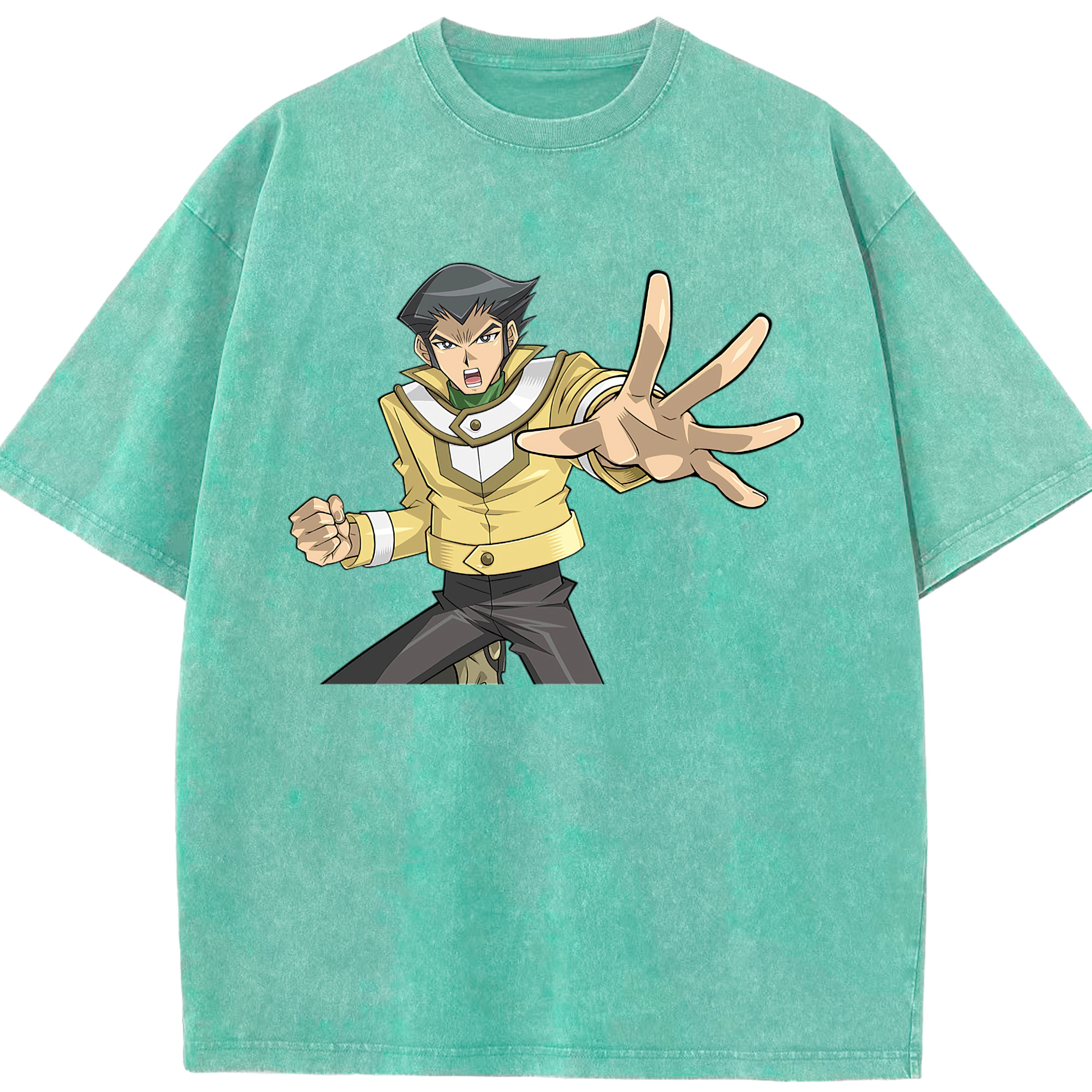 （画像用） 遊☆戯☆王 Yu-Gi-Oh! 綿100% ヴィンテージ風 半袖Tシャツ（フロントプリント）
